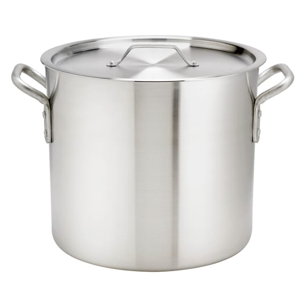 24 Quart Stainless Steel Stock Pot with Lid