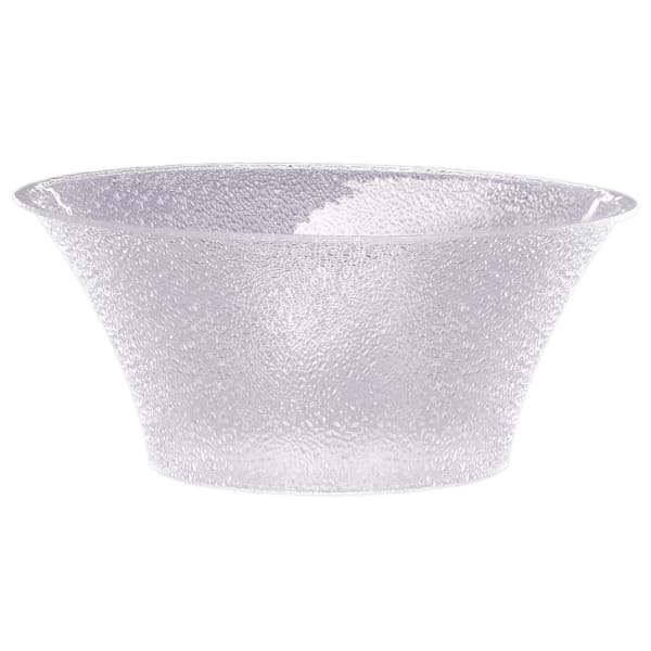 Clear Plastic Serving Bowl 10qt