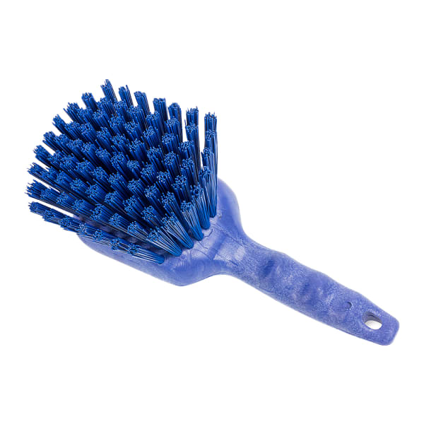 Colored Scrub Brush - Short Handle, Blue