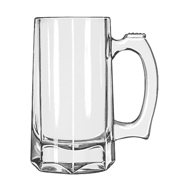 Libbey Clear Glass Coffee Mug, 13 Ounce -- 12 per case