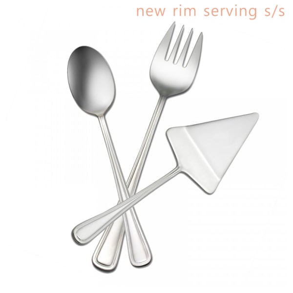 Oneida New Rim II 18/0 Stainless Steel Tablespoon/Serving Spoons