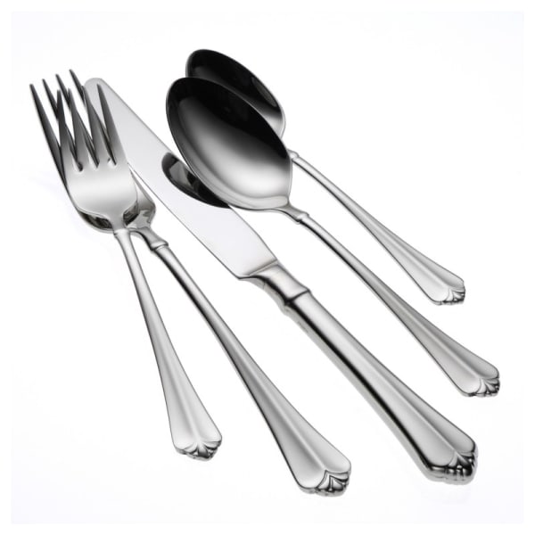 Choice 10-Piece Hollow Stainless Steel Handle Buffet Serving Utensils Set