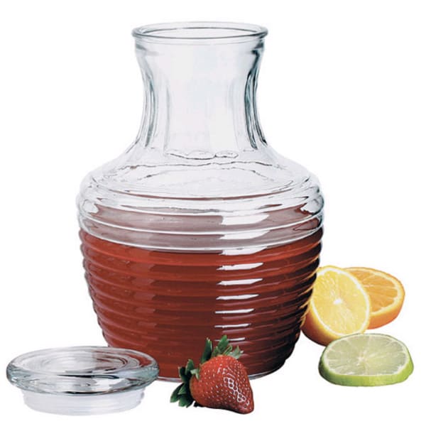 Anchor Hocking 93084AHG17 34 oz. Carafe with Plastic Lid - 6/Case