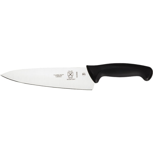 Mercer Culinary M22608 Millennia Black Handle, 8-Inch, Chef's Knife