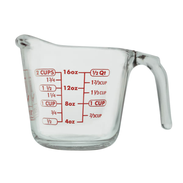 Anchor Hocking® 55177L20 Glass 16 oz Measuring Cup