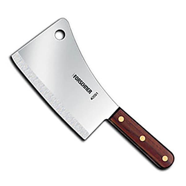 Victorinox 7 Walnut Cleaver Stainless Steel Fixed Blade Knife For Sale