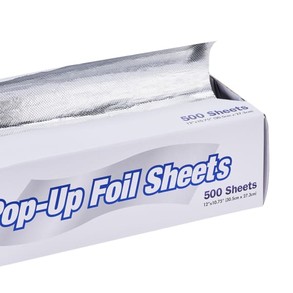 Darling Food Service 12 x 10-3/4 Interfolded Foil Sheets - 3000 / CS