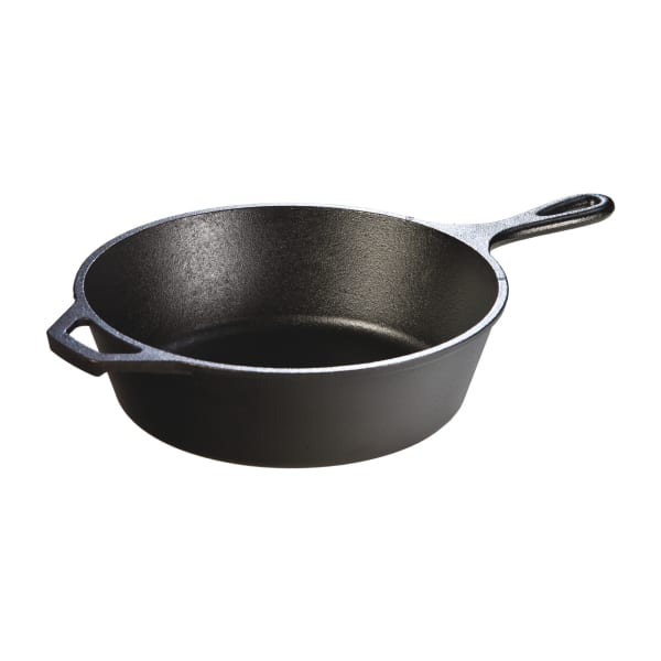 Lodge Cast Iron Deep Skillet deep frying pan L8DSK3, contents