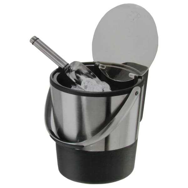 Oggi double wall ice bucket with hotsell flip lid and stainless ice scoop