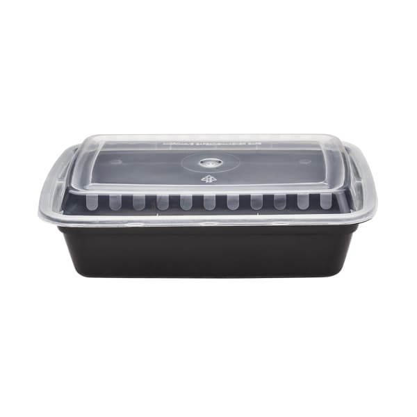 Boston Pizza BL 38 Oz Container with Trans Lid Combo - 150 / CS