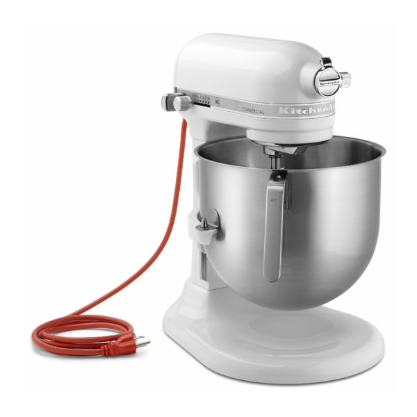 KitchenAid® KSM8990WH 1.3 HP 8 Qt. Commercial Mixer with S/S KitchenAid® KSM8990WH 1.3 HP 8 Qt. Commercial Mixer with S/S