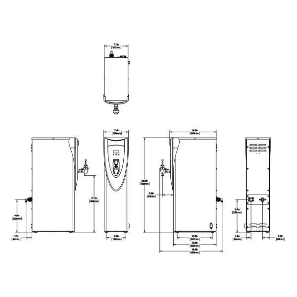 BUNN® 43600.0026 120V H5X 5-Gallon Electric Hot Water Dispenser