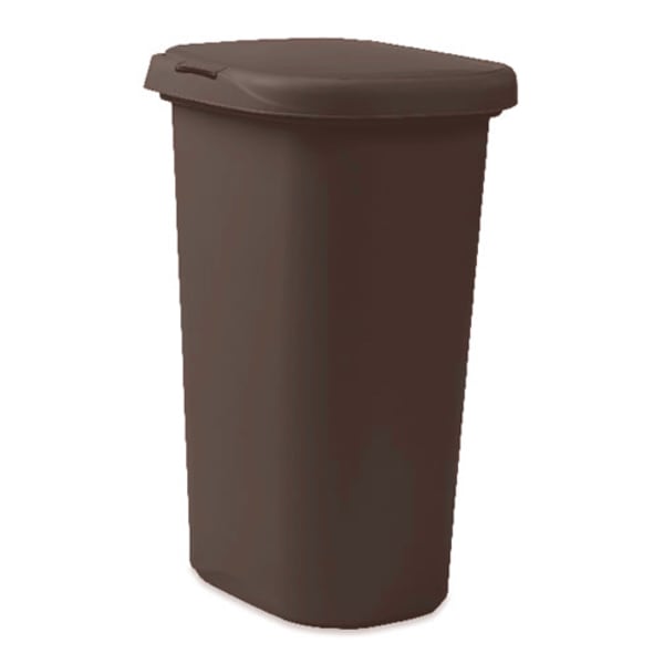 Rubbermaid® FG5L5806CSHM Cashmere Brown Spring Top 52 Qt Waste Can