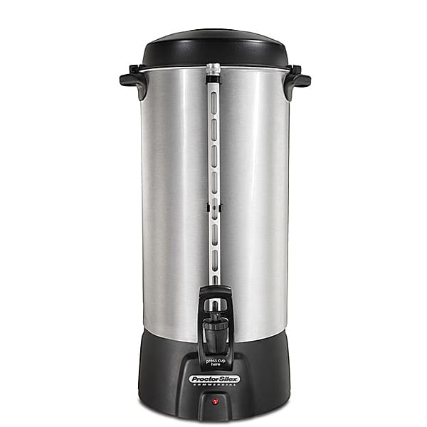COFFEE MAKER ELECTRIC ALUMINUM 100 CUP