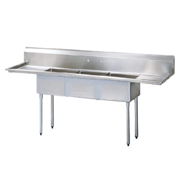 Choice 5-Compartment Satin Finish Stainless Steel Condiment Bar