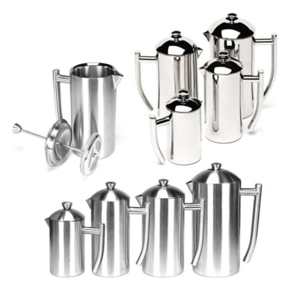 Frieling Double-Walled Stainless-Steel French Press Coffee Maker, Polished,  36 Ounces