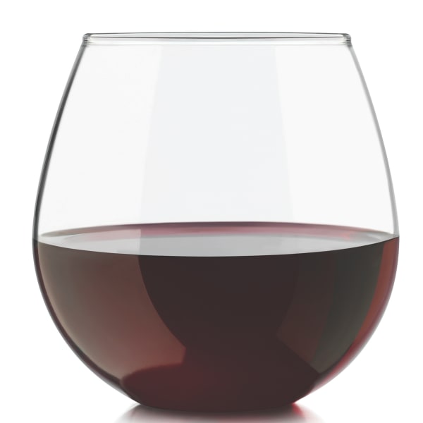 Libbey Red and White Stemless Wine Glasses 12pk – BevMo!