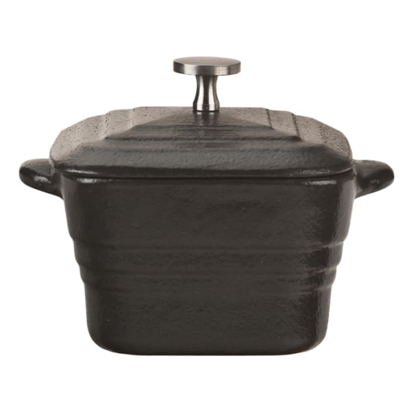 World Tableware CIS-26 Cast Iron 7.5 Ounce Mini Dutch Oven with