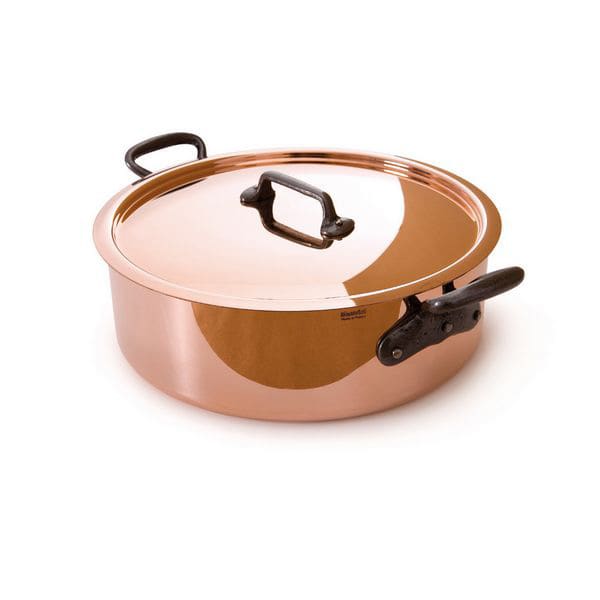 Mauviel 6506.03 M'Heritage 6.5 Qt. Rondeau Pan with Lid