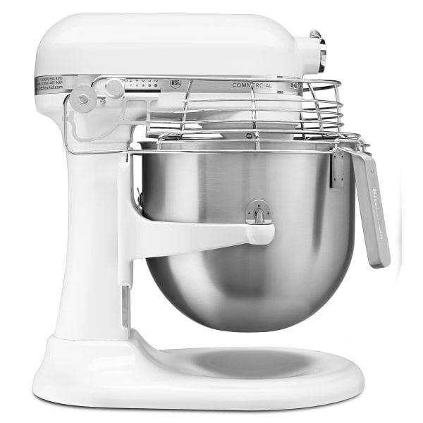 KitchenAid® KSMC895WH White Commercial 8 Qt. Lift Stand Mixer