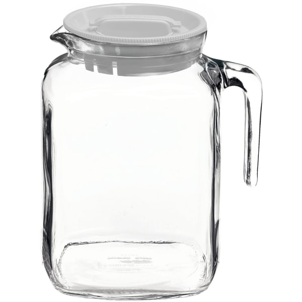 Bormioli Rocco Frigoverre Glass Pitcher, Clear, 77.75 oz