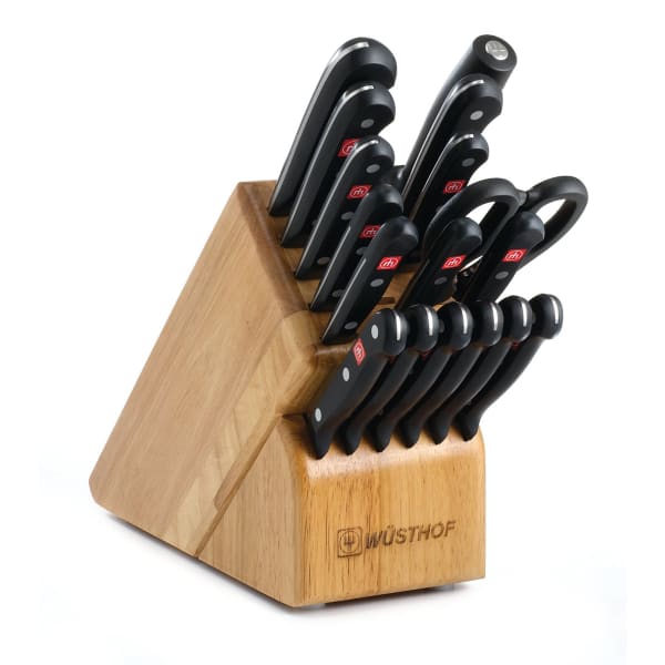 Wusthof gourmet 18 piece knife block set store