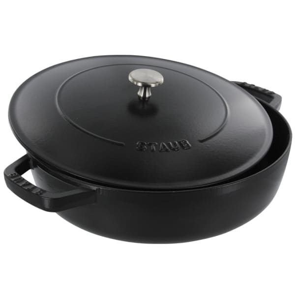 Staub 1162825 Black Matte Cast Iron 4 Qt. Braiser