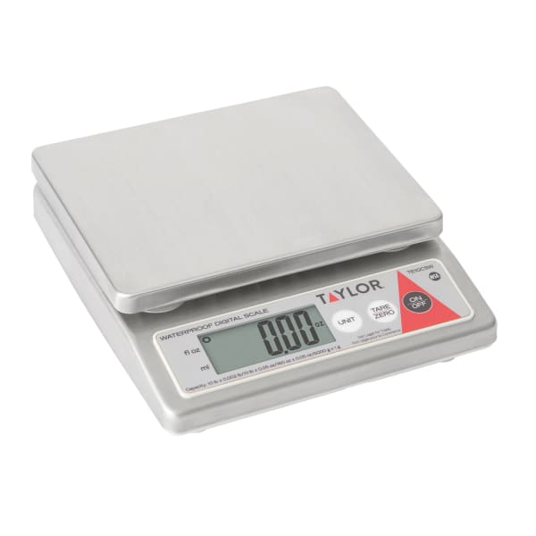 Taylor Precision TE10CSW S S Water Resistant 10 Lb. Digital Scale Wasserstrom