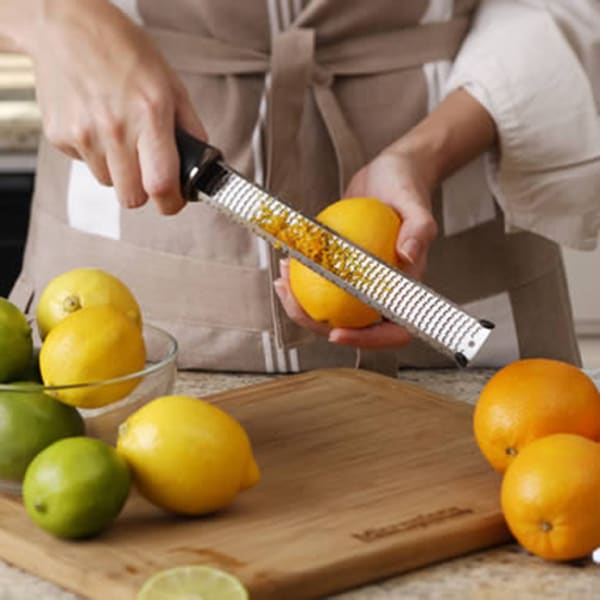 Microplane Premium Classic Citrus Zester Tool and  