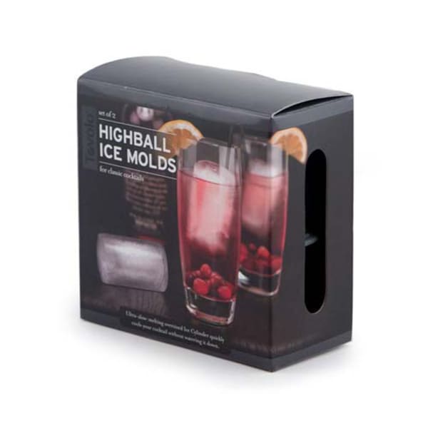 Tovolo 81-3996 Tovolo Highball Ice Mold 2 Piece Set - 6 / BX