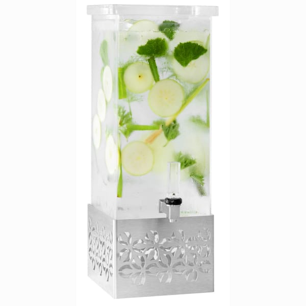 Square Beverage Dispenser - 1 Gal, Drink Dispenser