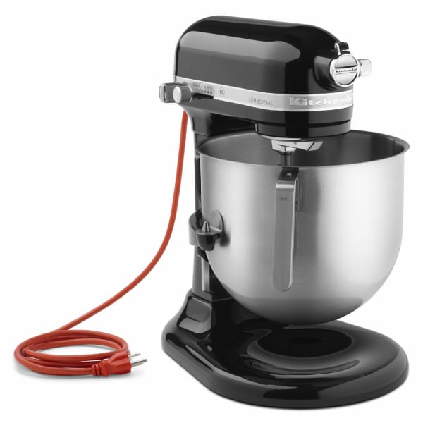 KitchenAid KSM8990OB Onyx Black 8 Quart Commercial Stand Mixer Wasserstrom