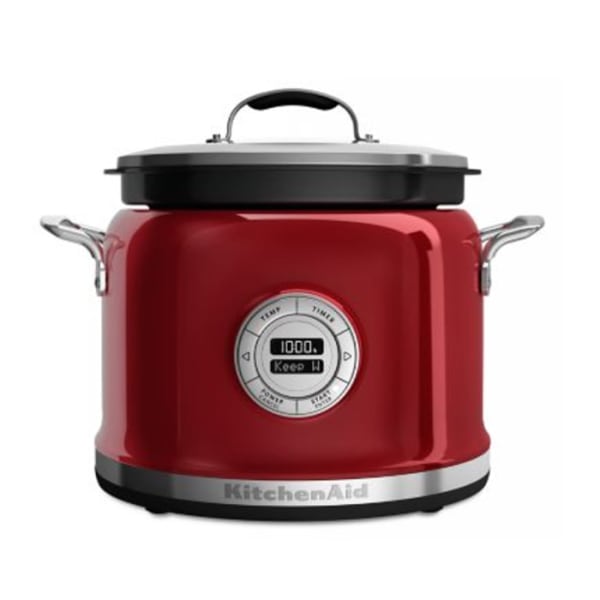 KitchenAid KMC4244QER Empire Red Multi Cooker w Stir Tower Accessory Wasserstrom