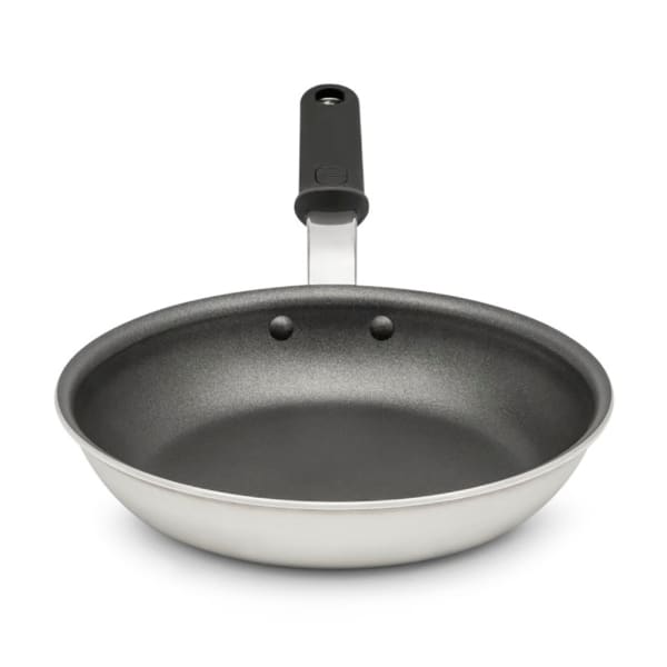 Vollrath Wear-Ever 10 Aluminum Non-Stick Fry Pan with CeramiGuard II  Coating and Black Silicone Handle 672410