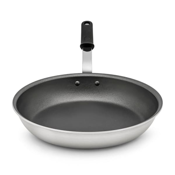 Vollrath Wear-Ever 14 Aluminum Non-Stick Fry Pan with CeramiGuard II  Coating and Black Silicone Handle 672414
