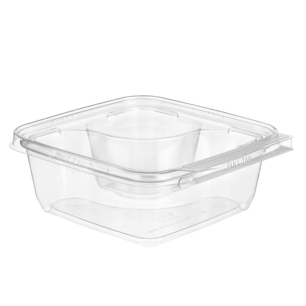 Inline Plastics TSSB1R Safe-T-Fresh Snackware 1-Compartment Container | 252 per Case