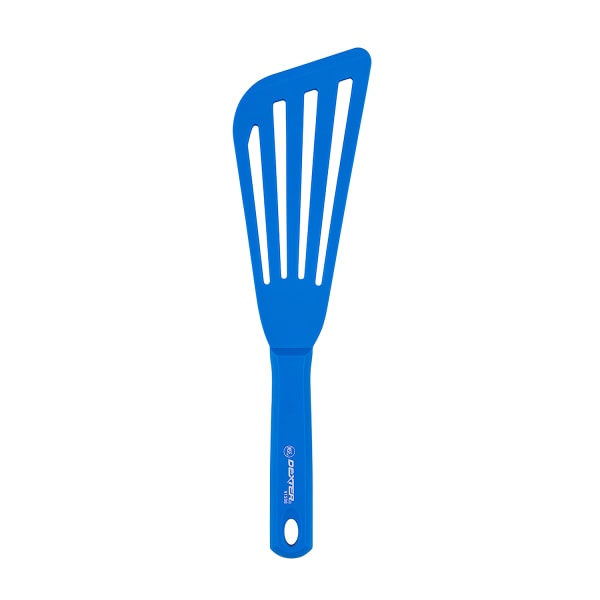 Dexter-Russell 91508 SofGrip 11 Blue Slotted Silicone Fish / Egg Turner /  Spatula with Stainless Steel Core