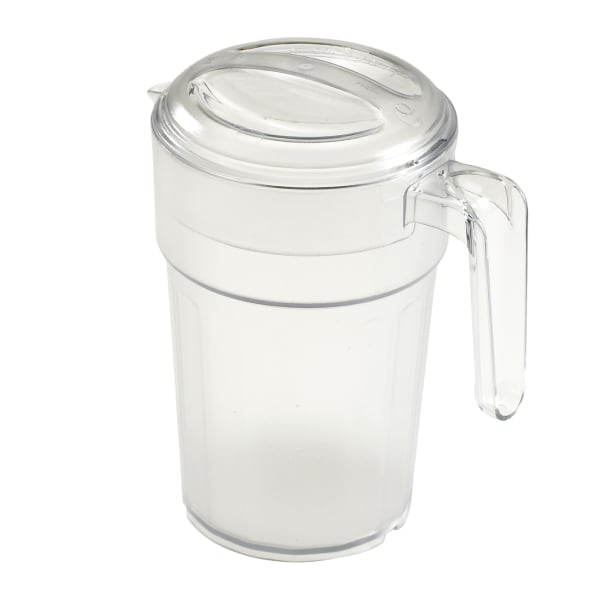 34 oz. Clear Plastic Carafes with Lid