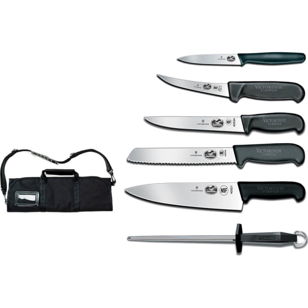 Victorinox Fibrox Culinary Knife Roll Set