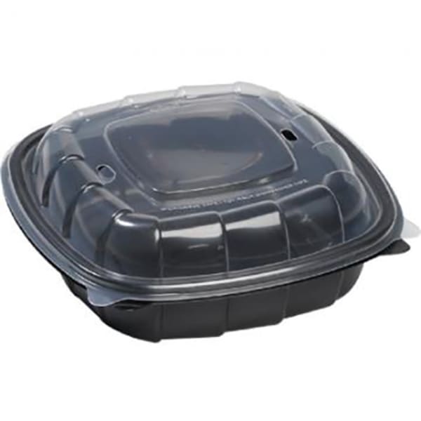 Disposable Plastic Food Container With Anti-Fog Lid