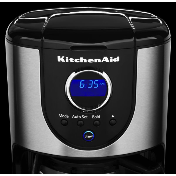 KitchenAid KCM111OB 12-Cup Glass Carafe Coffee Maker - Onyx Black