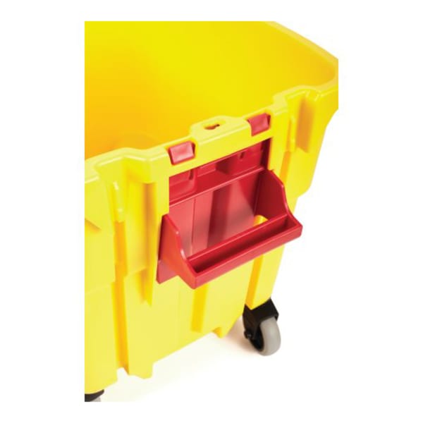 Rubbermaid Commercial WaveBrake Mop Bucket and Wringer, 26 Quart, Yellow