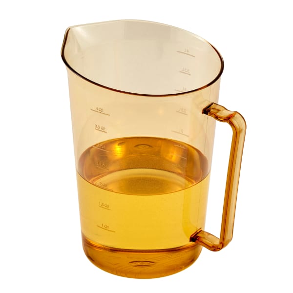 Cambro 200MCH150 Amber High Heat 2 Quart Measuring Cup