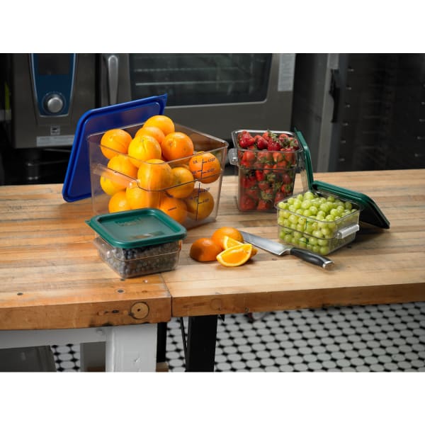 1195507 - Squares Polycarbonate Food Storage Container 18 qt