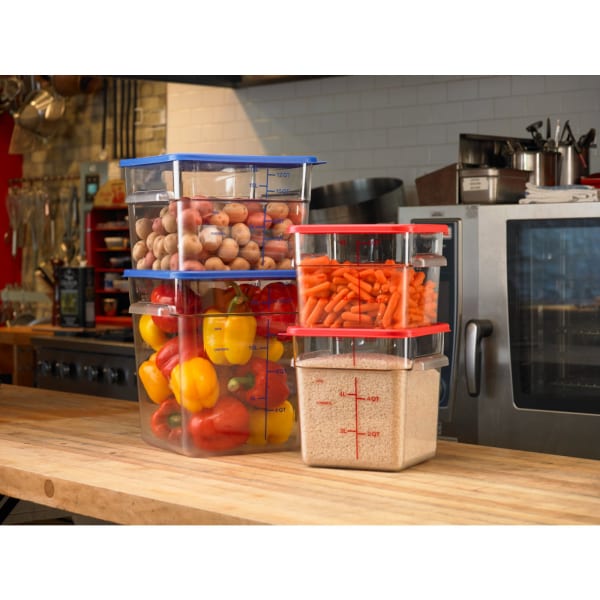 1195507 - Squares Polycarbonate Food Storage Container 18 qt