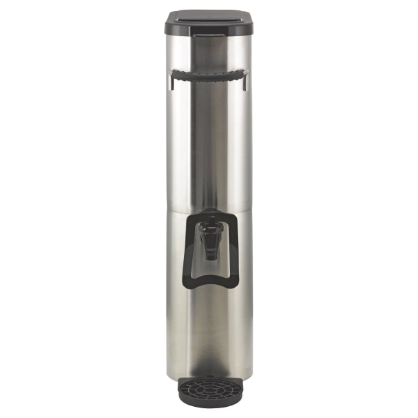 Slim Commercial Tea Urn, Single Wall Stainless Tea Dispenser, Traditional  Spigot, 3.5 Gallon, Brushed Stainless and Black