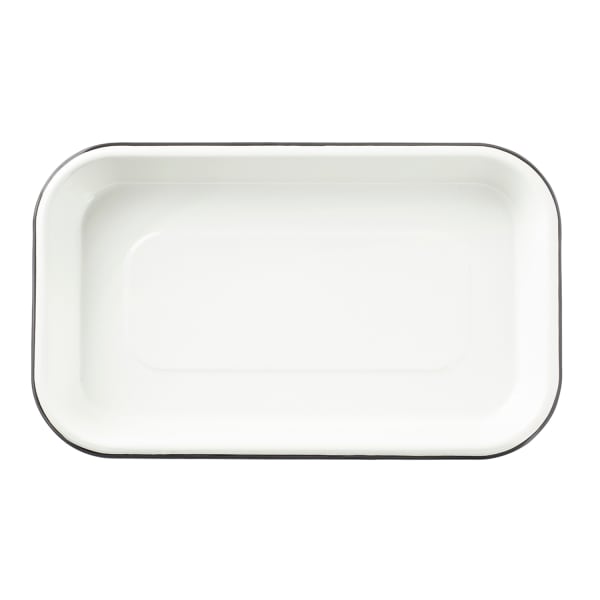 TableCraft 10349 White Enamel 1/8 Size Sheet Pan