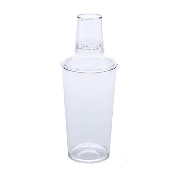 American Metalcraft PCS16 Clear 16 Ounce Polystyrene Cocktail Shaker