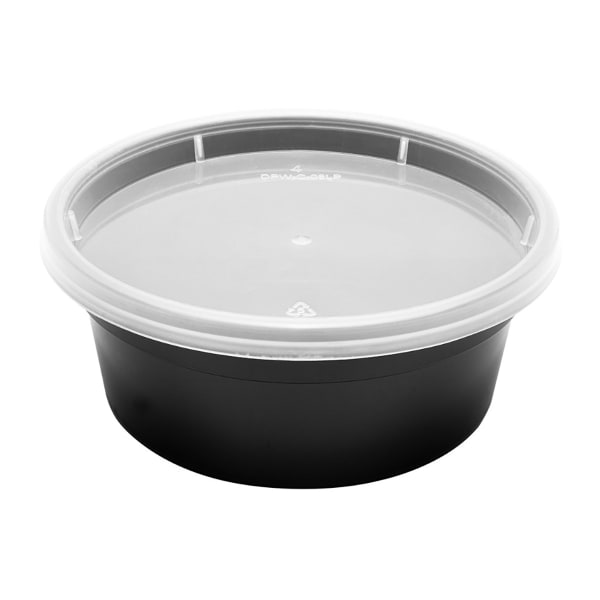 8oz Injection Molded Deli Containers with Lids