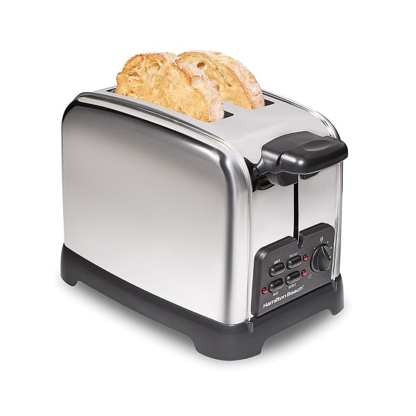 Hamilton beach chrome toaster on sale